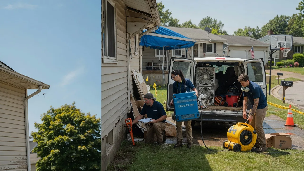 Ceiling Leak Cleanup in Lemont, IL near me
